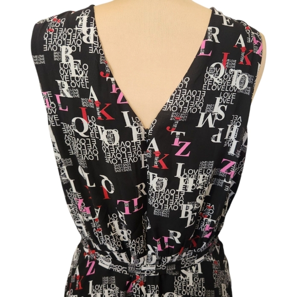 RACHEL ROY🔖NWT! "Print a Line" Halter Dress - Size 14 - Picture 9 of 15